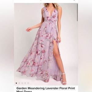 Lavender dress worn once